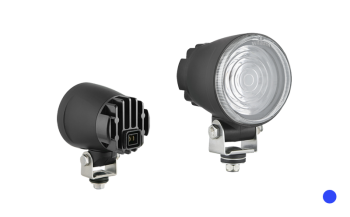 Faro speciale con LED e connettore AMP Faston incorporato - blu