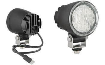 Proiettore fendinebbia con LED, cavo e connettore Deutsch DT04-2P