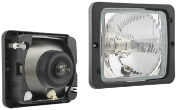 Proiettore anteriore di tipo H4 con telaio (luci: anabbaglianti, abbaglianti, posizione)