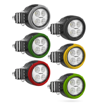 CRV2-FF 60° fari da lavoro LED con fissaggio laterale