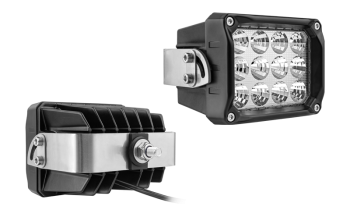 Faro da lavoro con LED, staffa posteriore e cavo