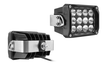 Faro da lavoro con LED, staffa posteriore e cavo