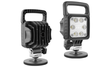 Faro da lavoro con LED, staffa magnetico e connettore Deutsch DT04-2P incorporato