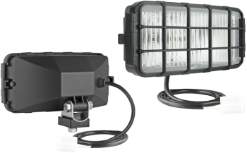 senza lampadine, griglia, cavo 0,35 m, connettore AMP Faston