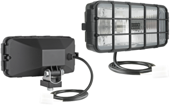 senza lampadine, griglia, cavo 0,35 m, connettore AMP Faston