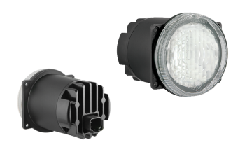 Proiettore fendinebbia con LED e connettore Deutsch DT04-2P incorporato (fissaggio con 4 bulloni)