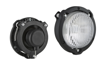 lampadina XENON 12V, guarnizione res., piastra di montaggio, convertitore, conn. AMP Superseal