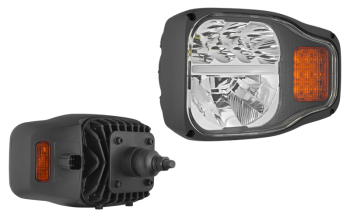 Proiettore anteriore con LED, staffa posteriore e connettore DT04-6P incorporato - sinistro