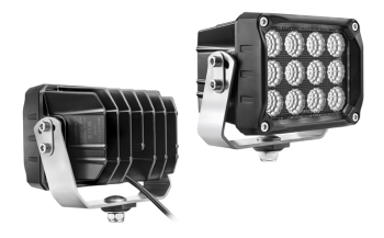 Faro da lavoro con LED, staffa inferiore e cavo