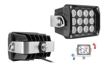 Faro da lavoro con LED, staffa posteriore e cavo