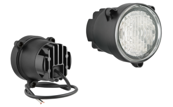 Faro per luci diurne con LED e cavo (fissaggio con 3 dadi)