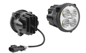 Faro da lavoro con LED, cavo e connettore Delphi 12059450 (fissaggio con 3 viti)