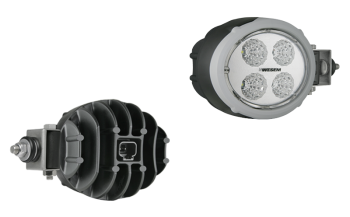 Faro da lavoro con LED e connettore Deutsch DT04-2P incorporato
