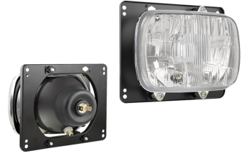 Proiettore anteriore di tipo R2 (luci: anabbaglianti, abbaglianti, posizione)