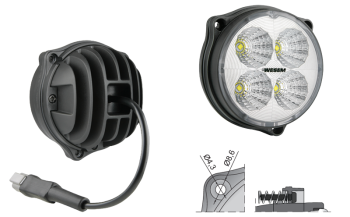 angolo del fascio 58°, 2000lm - modulo LED 12V-24V, cavo 0,15 m