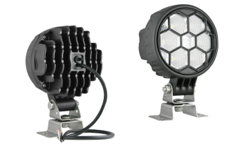 Faro da lavoro con LED, staffa omega, cavo e interruttore