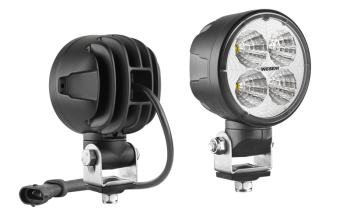 Faro da lavoro con LED, cavo, connettore H9-H11 e staffa girevole