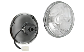 senza lampadina, connettore AMP Faston, cavo 0,1 m, lampada IP66