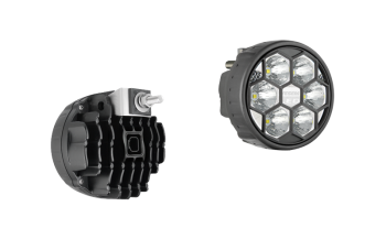 Faro da lavoro con LED, staffa posteriore e connettore Deutsch DT04-2P incorporato