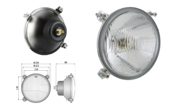 Proiettore anteriore di tipo R2 – traffico sulla sinistra (luci: anabbaglianti, abbaglianti) - destro