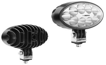 Faro da lavoro con LED e connettore Deutsch DT04-2P incorporato