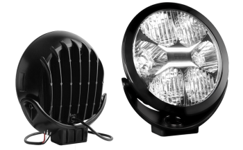 Proiettore abbagliante con LED e telaio nero (numero di concentrazione 50)