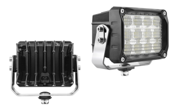 Faro da lavoro con LED, staffa inferiore e connettore AMP SuperSeal incorporato
