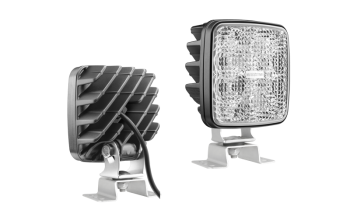 Faro da lavoro con LED, staffa omega e cavo