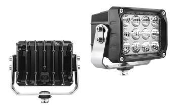 Faro da lavoro con LED, staffa inferiore e connettore AMP SuperSeal incorporato