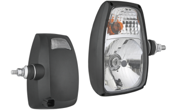 Proiettore anteriore di tipo H4 con connettore DT04-6P - destro