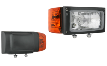 Proiettore anteriore di tipo H4 con connettore DT04-6P incorporato - destro